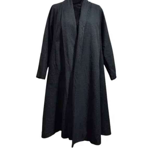 Vintage Cee -Dee Honey Comb Pattern Black Women's Cloak Size 6 ! Read Below ! - Picture 6 of 12